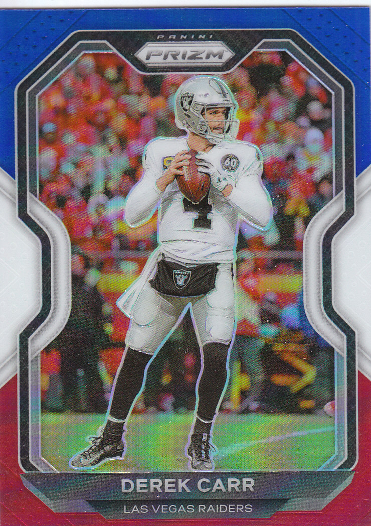 Tarjetas paralelas de novatos y veterinarios de fútbol Panini Prizm 2020 ""rojo blanco y azul - Imagen 18 de 63