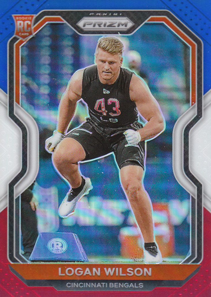 Tarjetas paralelas de novatos y veterinarios de fútbol Panini Prizm 2020 ""rojo blanco y azul - Imagen 46 de 63