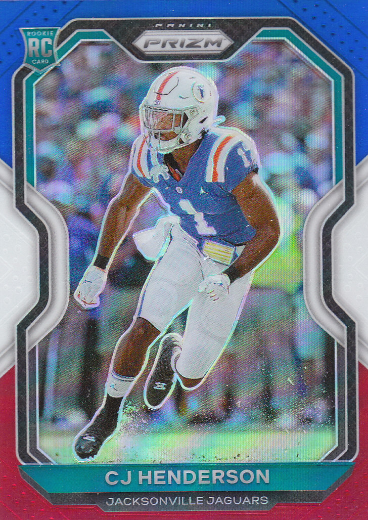 Tarjetas paralelas de novatos y veterinarios de fútbol Panini Prizm 2020 ""rojo blanco y azul - Imagen 50 de 63