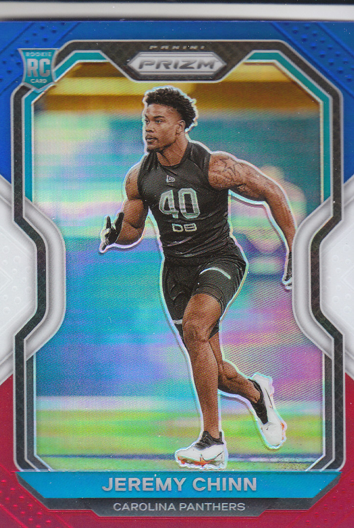 Tarjetas paralelas de novatos y veterinarios de fútbol Panini Prizm 2020 ""rojo blanco y azul - Imagen 54 de 63