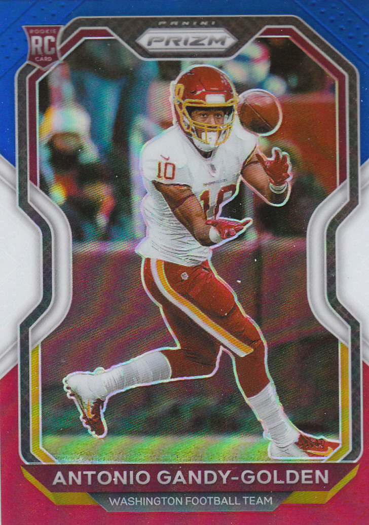 Tarjetas paralelas de novatos y veterinarios de fútbol Panini Prizm 2020 ""rojo blanco y azul - Imagen 60 de 63