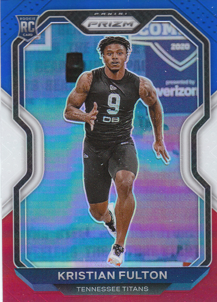 Tarjetas paralelas de novatos y veterinarios de fútbol Panini Prizm 2020 ""rojo blanco y azul - Imagen 62 de 63