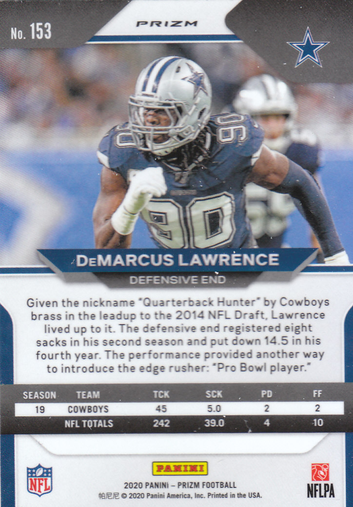 2020 Panini Prizm Football "Prizms Silver" Parallel Cards - Picture 27 of 59