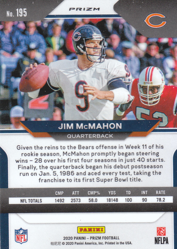 2020 Panini Prizm Football "Prizms Silver" Parallel Cards - Picture 33 of 59