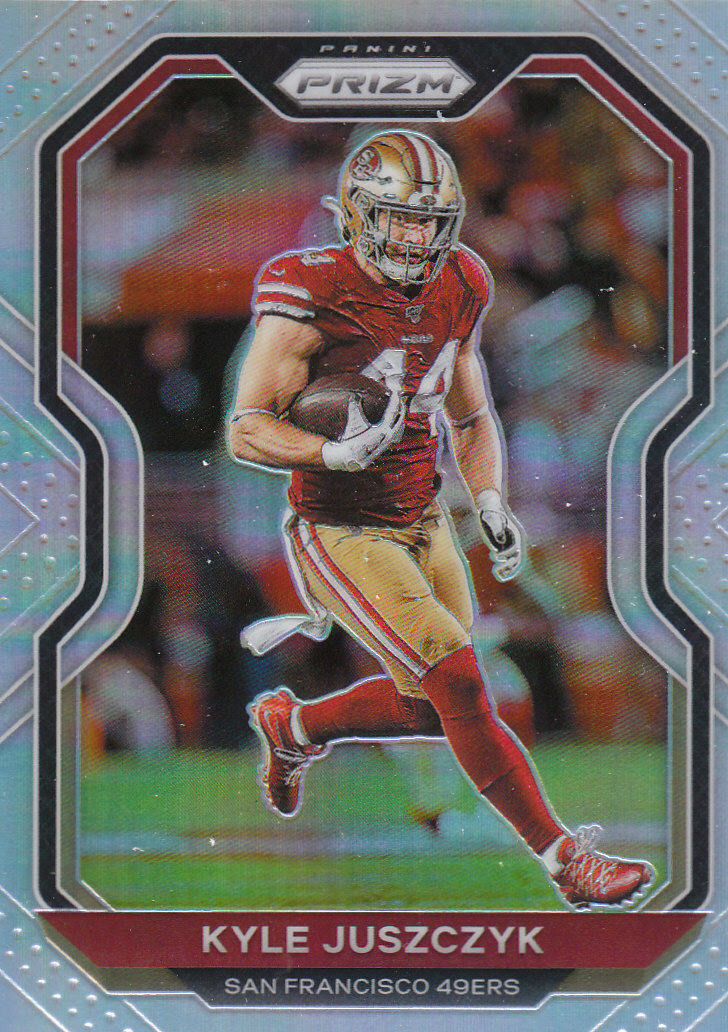 2020 Panini Prizm Football "Prizms Silver" Parallel Cards - Picture 48 of 59