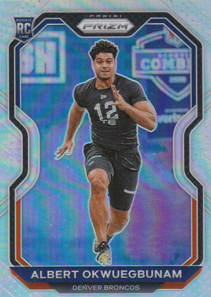 2020 Panini Prizm Football "Prizms Silver" Parallel Cards - Picture 54 of 59