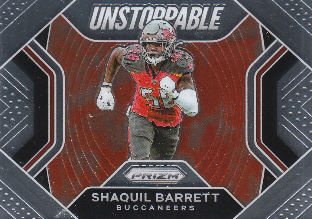 Tarjetas insertables "imparables" de fútbol americano Panini Prizm 2020 - Imagen 8 de 11