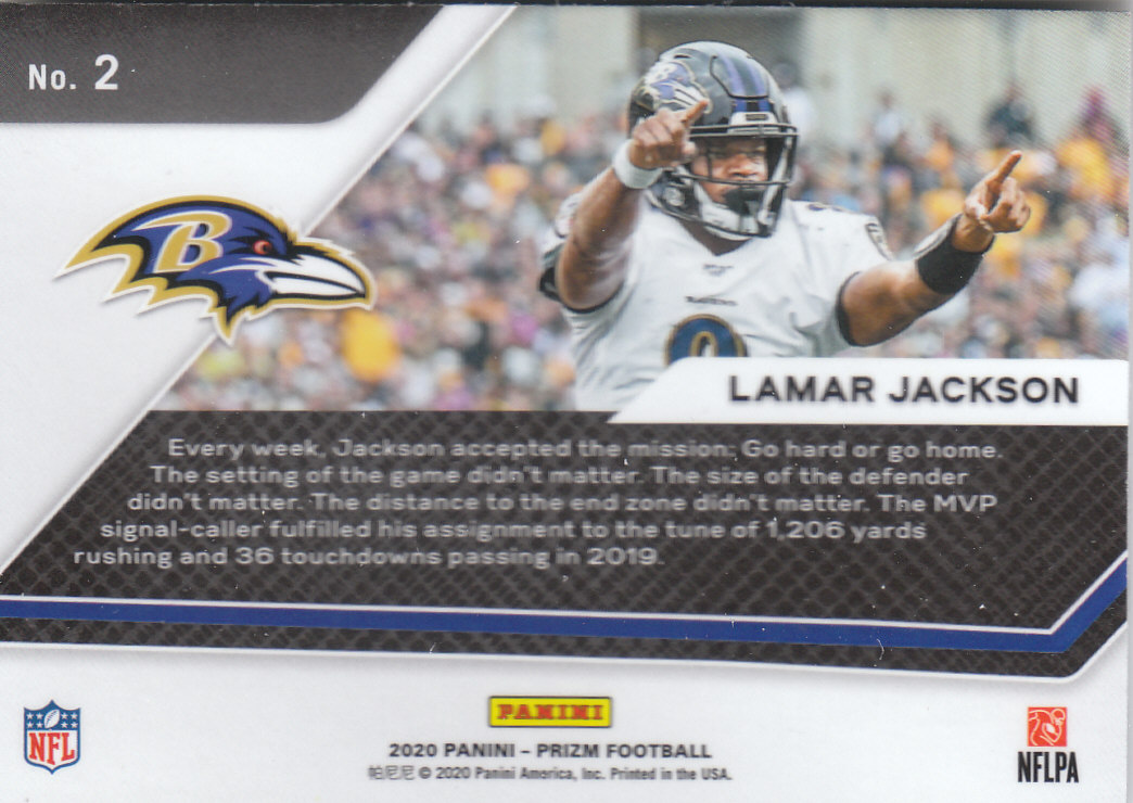 2020 Panini Prizm Football "Go Hard or Go Home" Insert and Prizms Green Cards - Picture 3 of 13