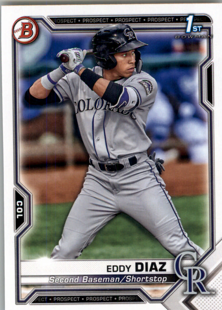 2021 Bowman Prospects Baseball Cards #BP1 to #BP150 - Picture 62 of 271