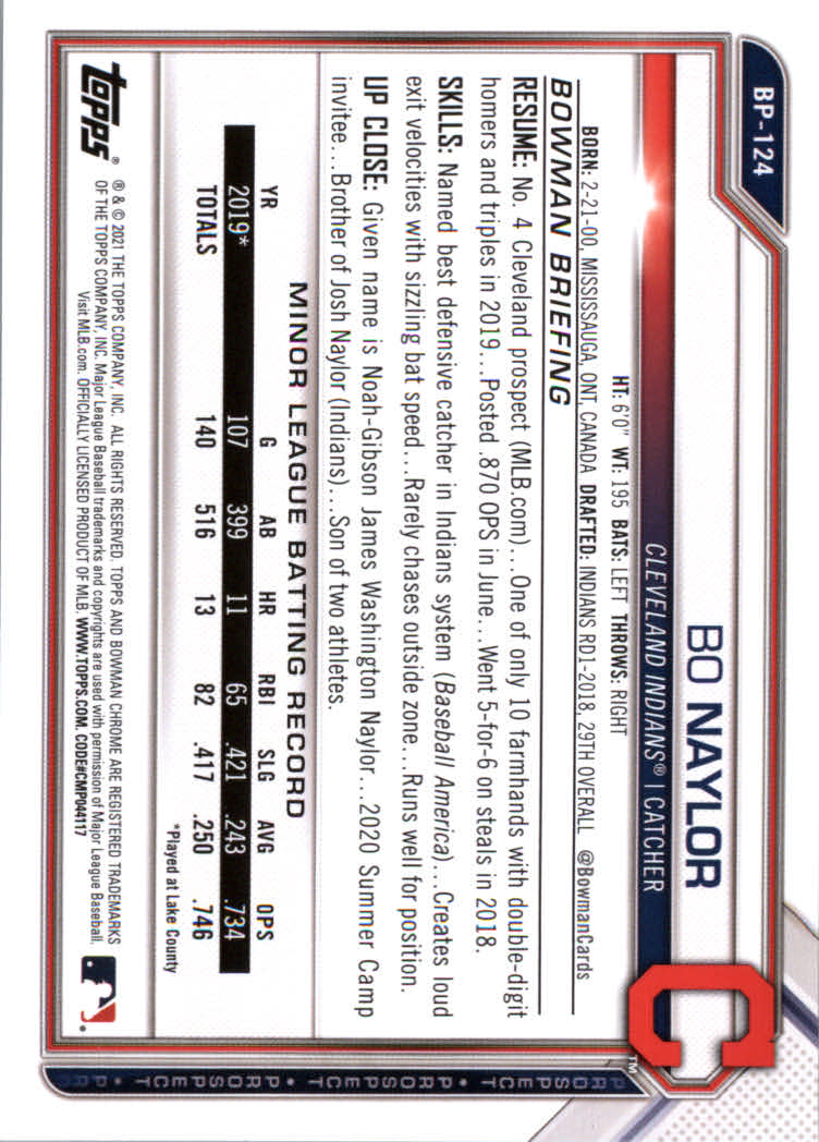 2021 Bowman Prospects Baseball Cards #BP1 to #BP150 - Picture 231 of 271