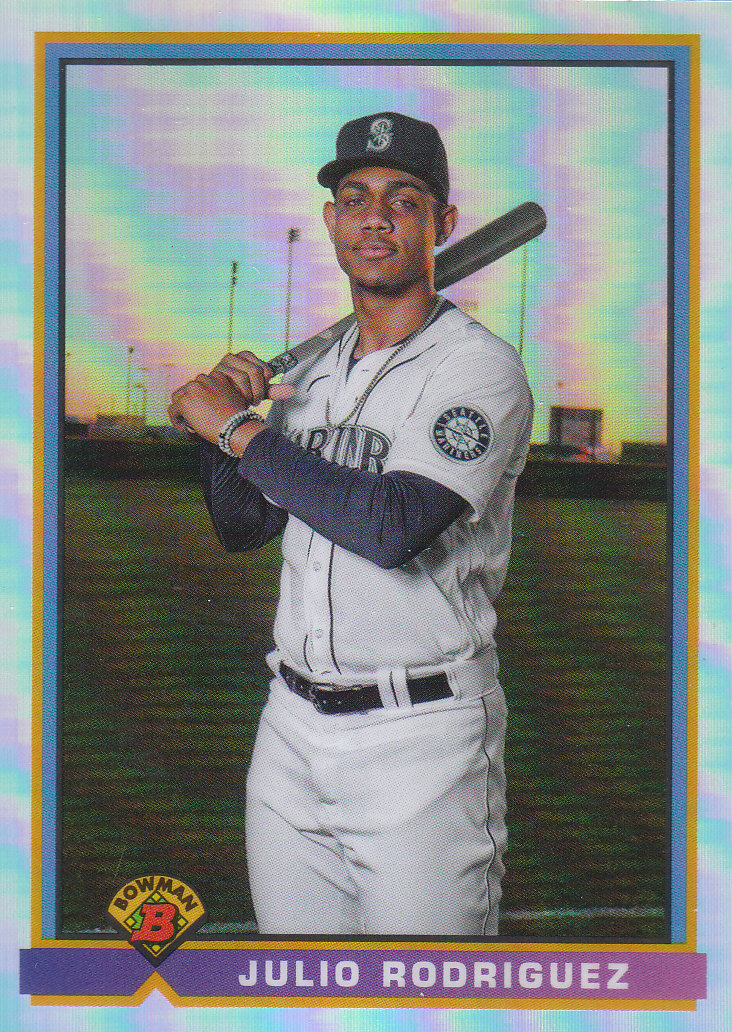 2021 Bowman Chrome Baseball "'91 Bowman Refractors" Insert and Parallel Cards - Picture 26 of 45