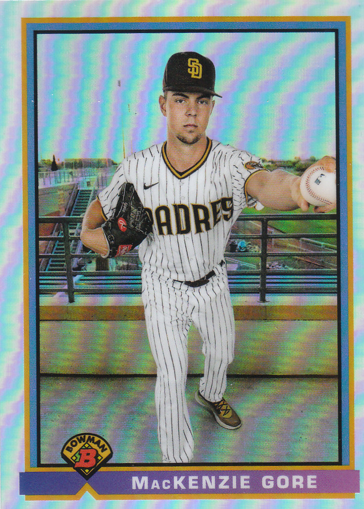 2021 Bowman Chrome Baseball "'91 Bowman Refractors" Insert and Parallel Cards - Picture 32 of 45