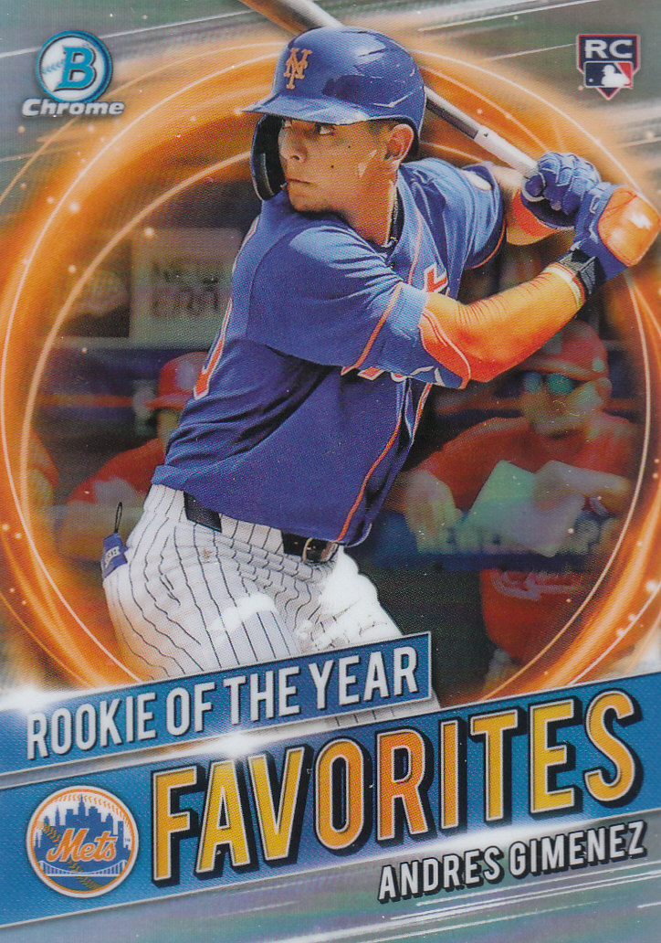 2021 Bowman Chrome Baseball "Rookie of the Year Favorites" Insert and Parallel - Picture 8 of 35