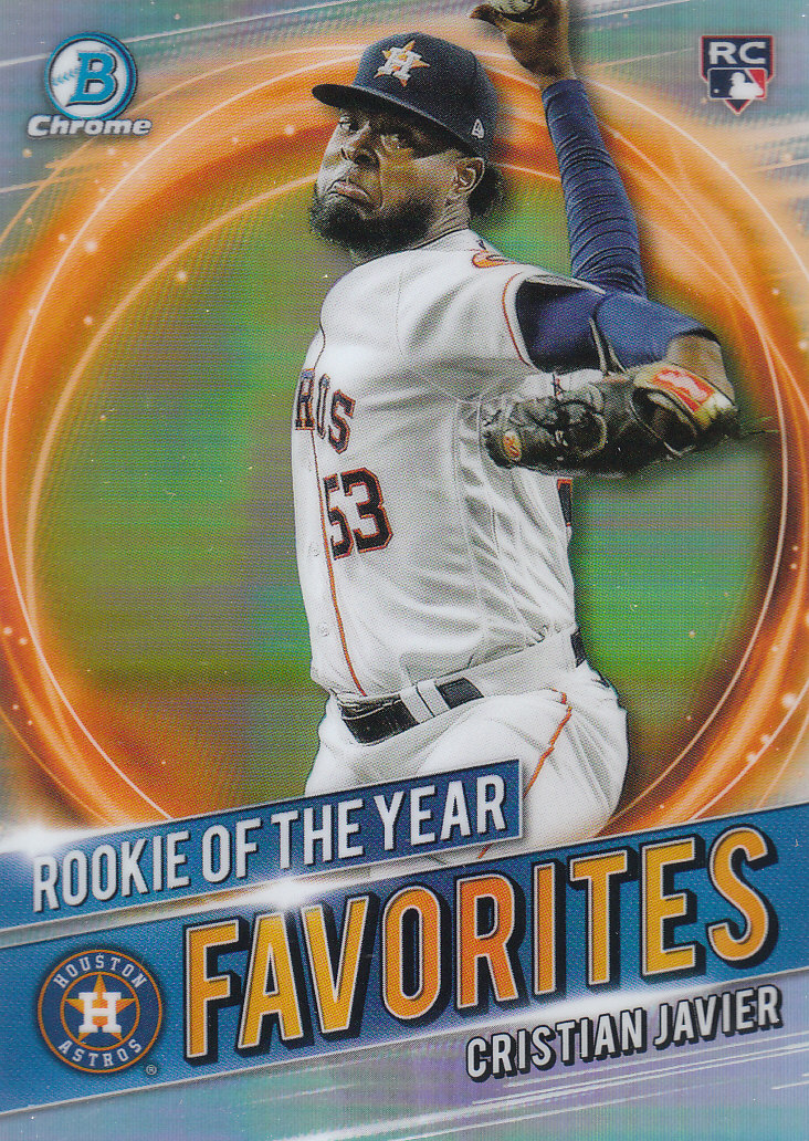 2021 Bowman Chrome Baseball "Rookie of the Year Favorites" Insert and Parallel - Picture 10 of 35
