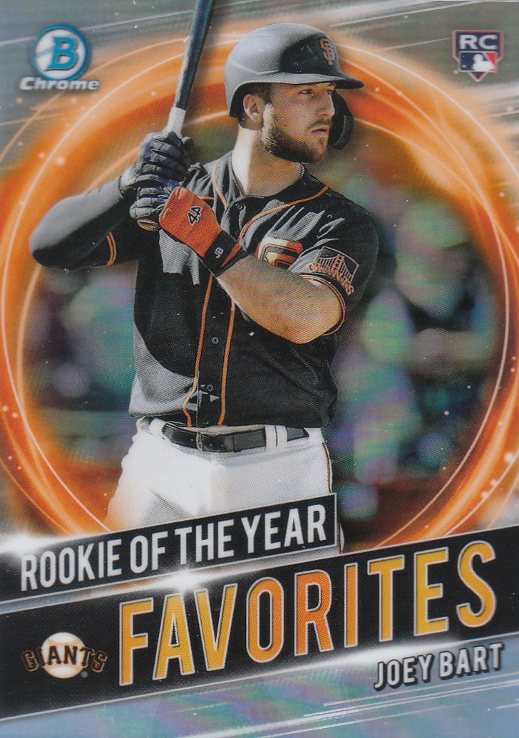 2021 Bowman Chrome Baseball "Rookie of the Year Favorites" Insert and Parallel - Picture 20 of 35