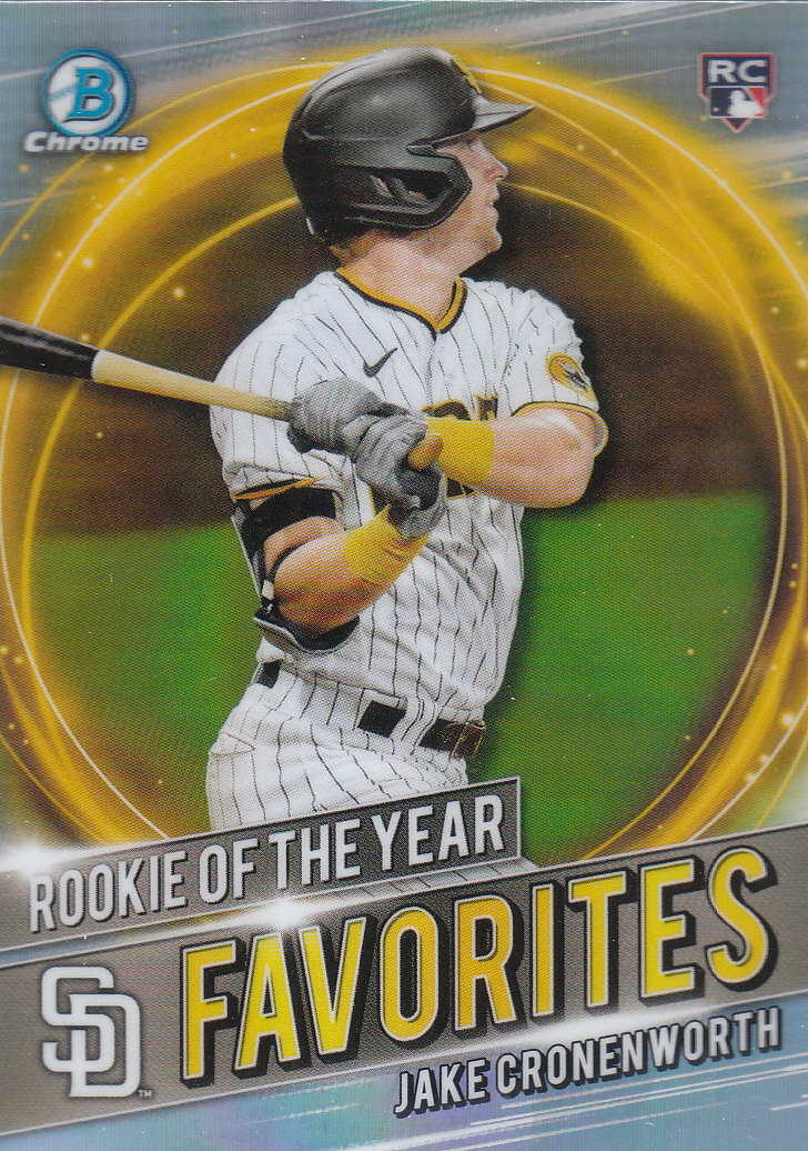2021 Bowman Chrome Baseball "Rookie of the Year Favorites" Insert and Parallel - Picture 22 of 35