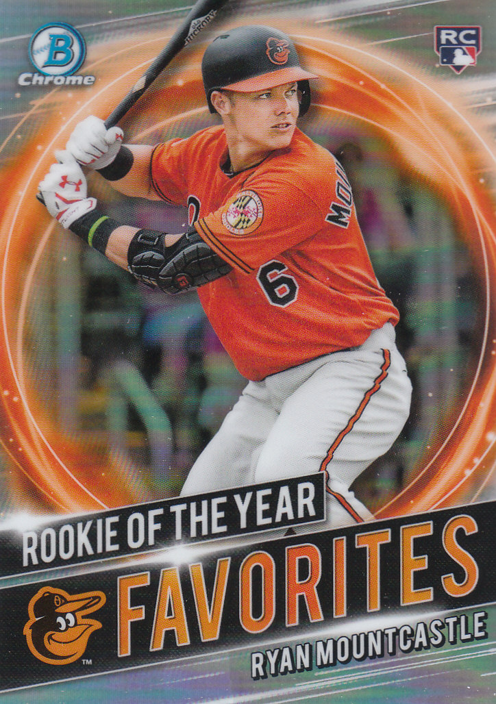 2021 Bowman Chrome Baseball "Rookie of the Year Favorites" Insert and Parallel - Picture 32 of 35