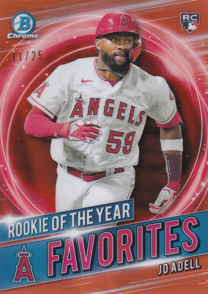 2021 Bowman Chrome Baseball "Rookie of the Year Favorites" Insert and Parallel - Picture 4 of 35