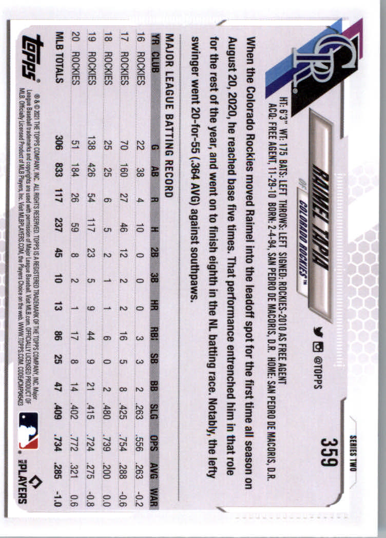 2021 Topps Baseball Base Set Cards #251 to #500 Rookies and Veterans - Picture 213 of 477