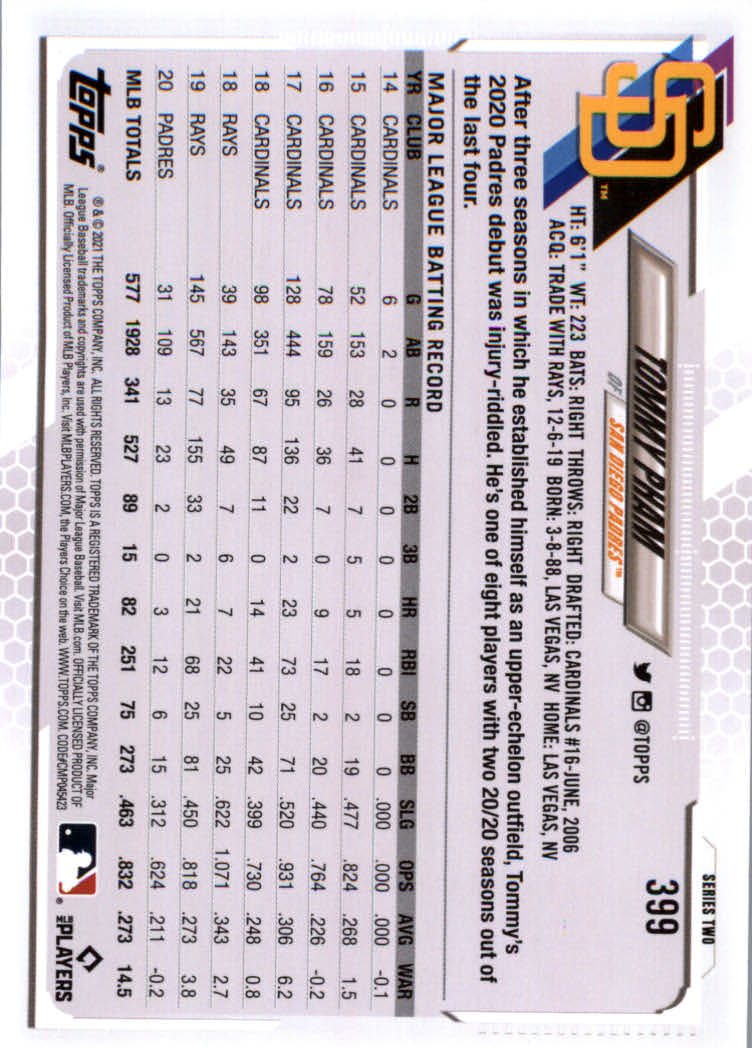 2021 Topps Baseball Base Set Cards #251 to #500 Rookies and Veterans - Picture 289 of 477