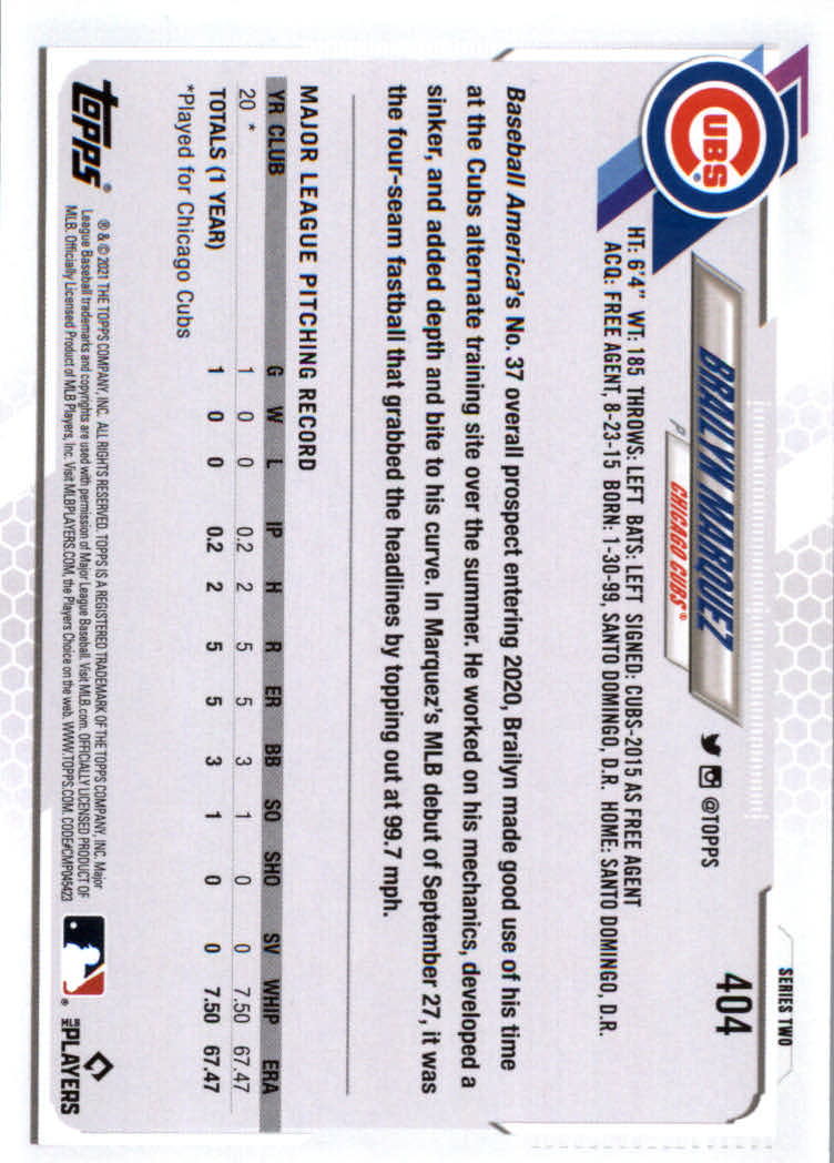 2021 Topps Baseball Base Set Cards #251 to #500 Rookies and Veterans - Picture 299 of 477