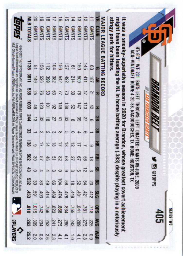 2021 Topps Baseball Base Set Cards #251 to #500 Rookies and Veterans - Picture 301 of 477