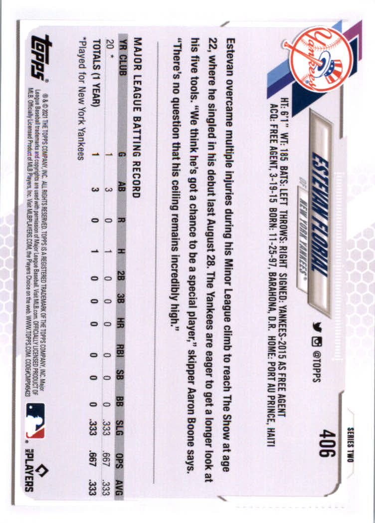 2021 Topps Baseball Base Set Cards #251 to #500 Rookies and Veterans - Picture 303 of 477