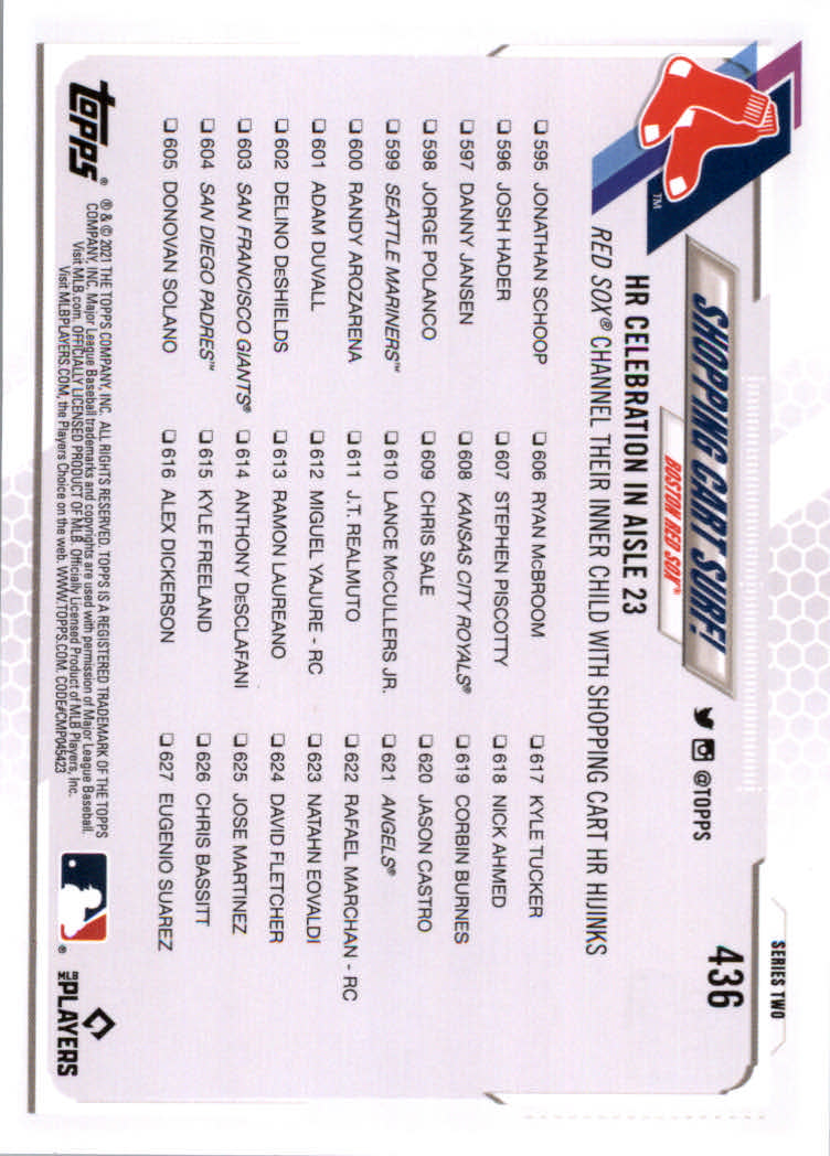 2021 Topps Baseball Base Set Cards #251 to #500 Rookies and Veterans - Picture 359 of 477
