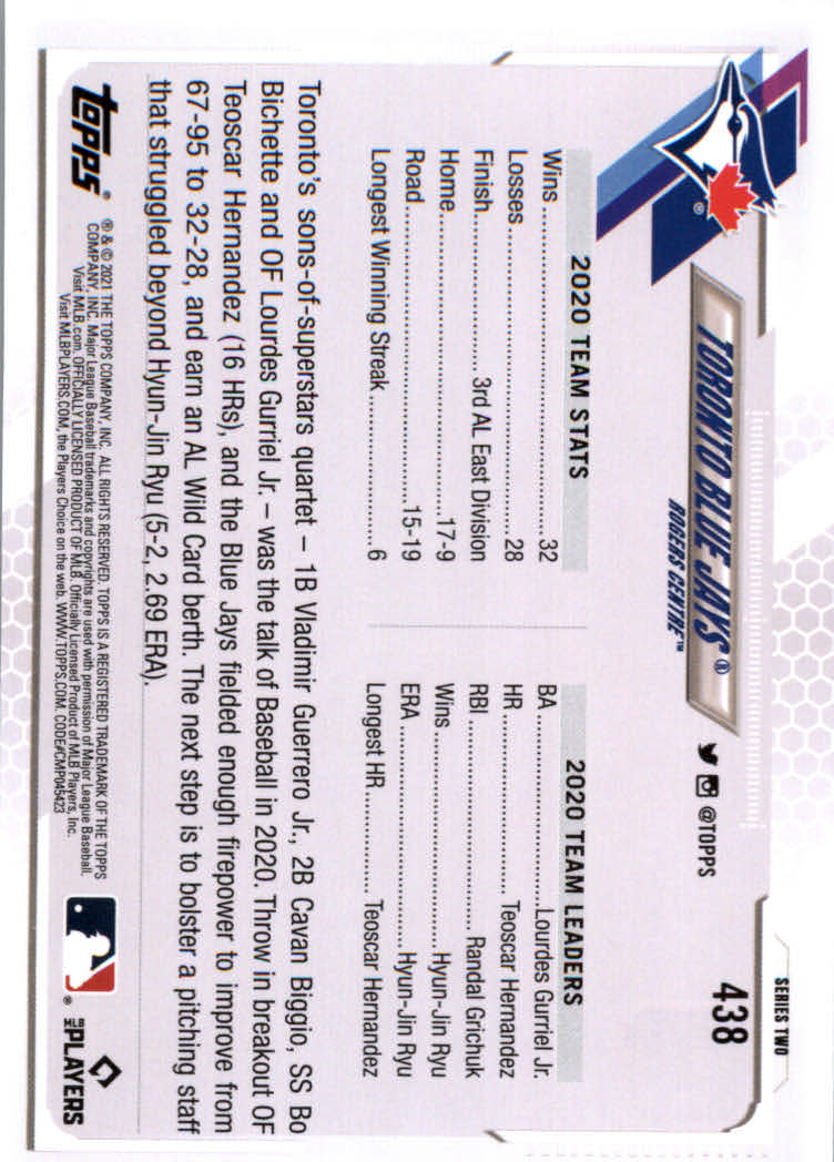 2021 Topps Baseball Base Set Cards #251 to #500 Rookies and Veterans - Picture 363 of 477