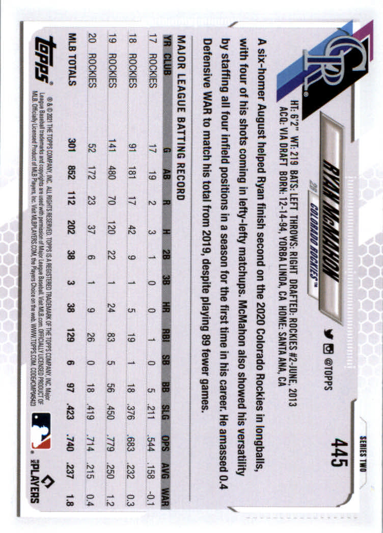 2021 Topps Baseball Base Set Cards #251 to #500 Rookies and Veterans - Picture 377 of 477