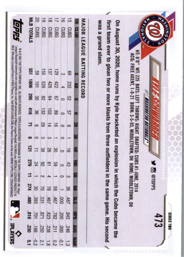 2021 Topps Baseball Base Set Cards #251 to #500 Rookies and Veterans - Picture 429 of 477