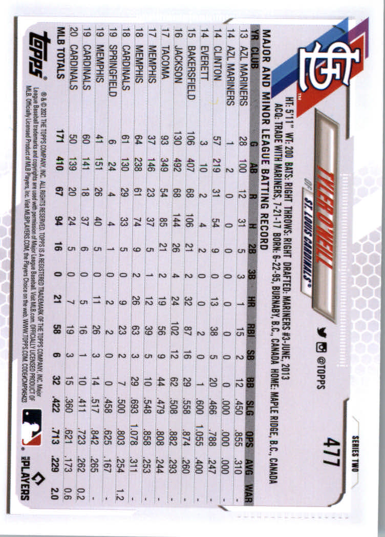 2021 Topps Baseball Base Set Cards #251 to #500 Rookies and Veterans - Picture 435 of 477