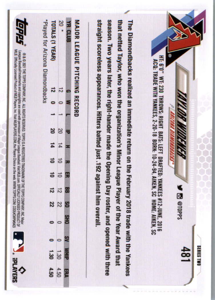 2021 Topps Baseball Base Set Cards #251 to #500 Rookies and Veterans - Picture 441 of 477