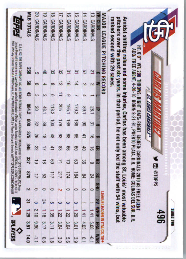 2021 Topps Baseball Base Set Cards #251 to #500 Rookies and Veterans - Picture 471 of 477