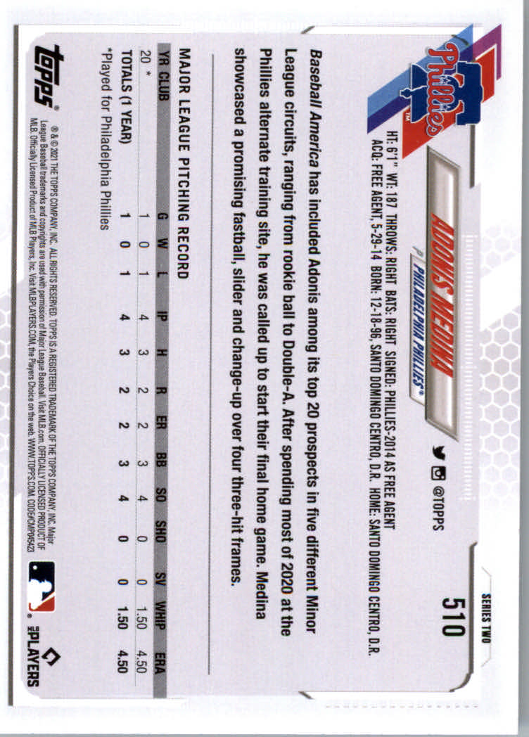 2021 Topps Baseball Base Set Cards #501 to #660 Rookies and Veterans - Picture 19 of 309