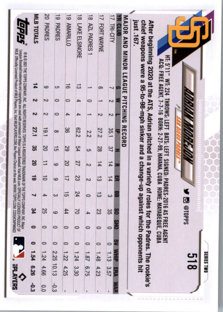 2021 Topps Baseball Base Set Cards #501 to #660 Rookies and Veterans - Picture 35 of 309