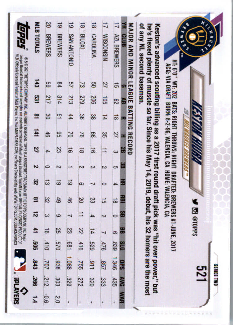 2021 Topps Baseball Base Set Cards #501 to #660 Rookies and Veterans - Picture 41 of 309