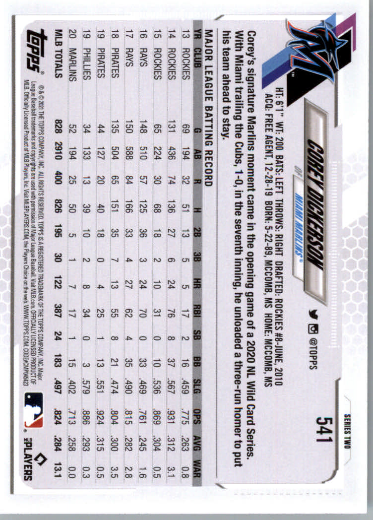 2021 Topps Baseball Base Set Cards #501 to #660 Rookies and Veterans - Picture 81 of 309