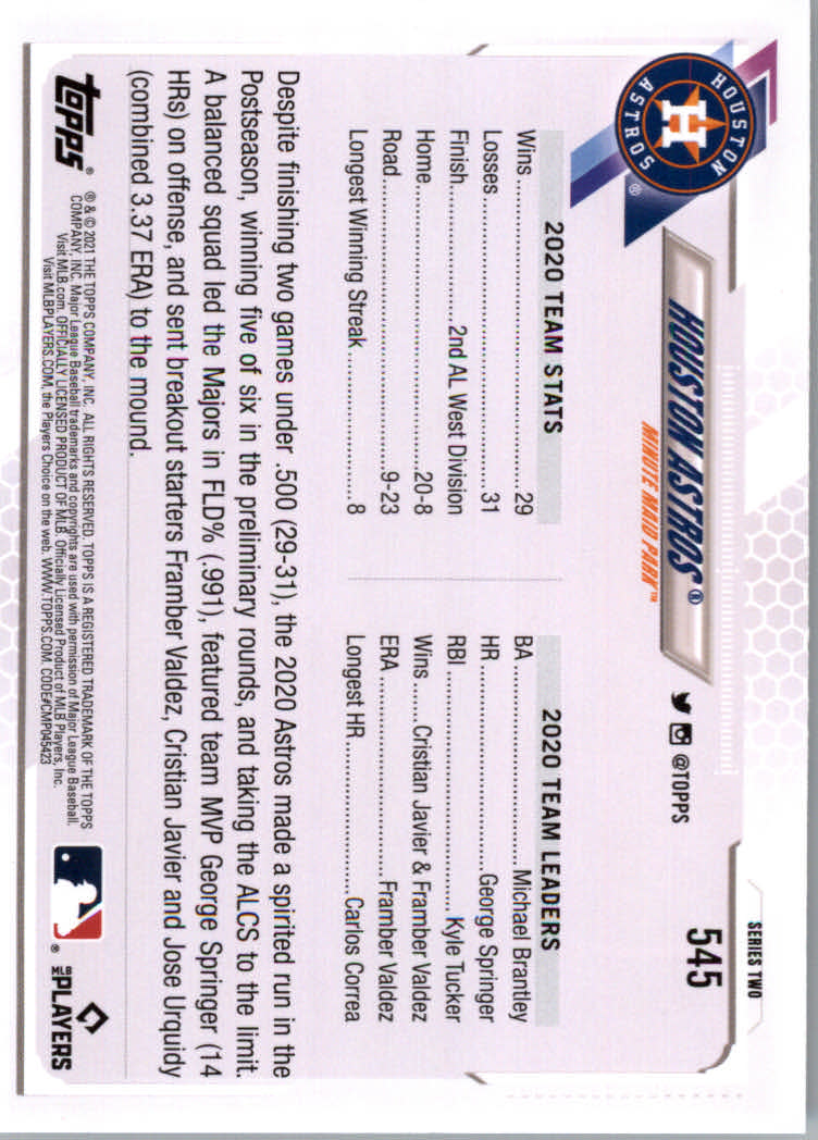 2021 Topps Baseball Base Set Cards #501 to #660 Rookies and Veterans - Picture 89 of 309