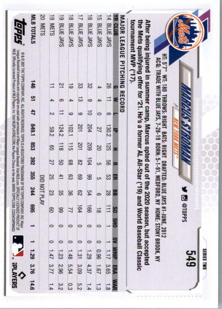 2021 Topps Baseball Base Set Cards #501 to #660 Rookies and Veterans - Picture 95 of 309