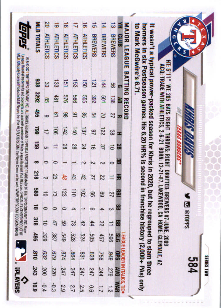 2021 Topps Baseball Base Set Cards #501 to #660 Rookies and Veterans - Picture 163 of 309