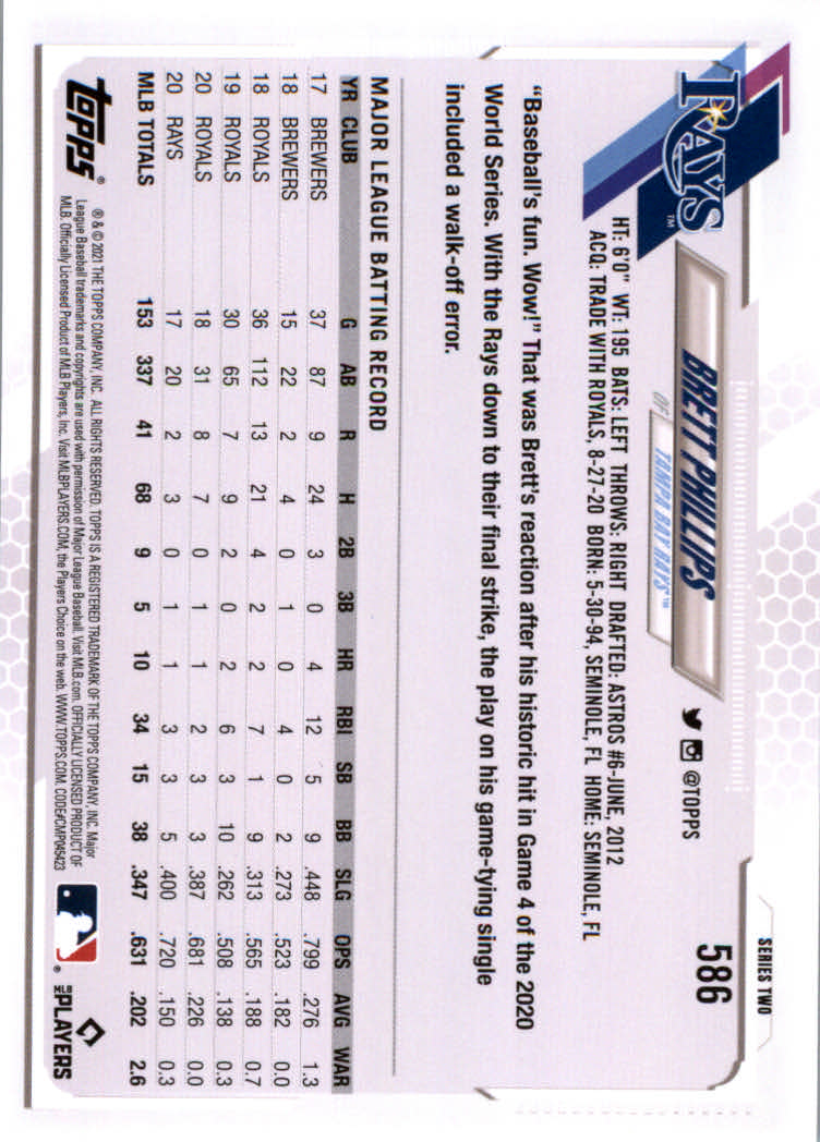 2021 Topps Baseball Base Set Cards #501 to #660 Rookies and Veterans - Picture 167 of 309