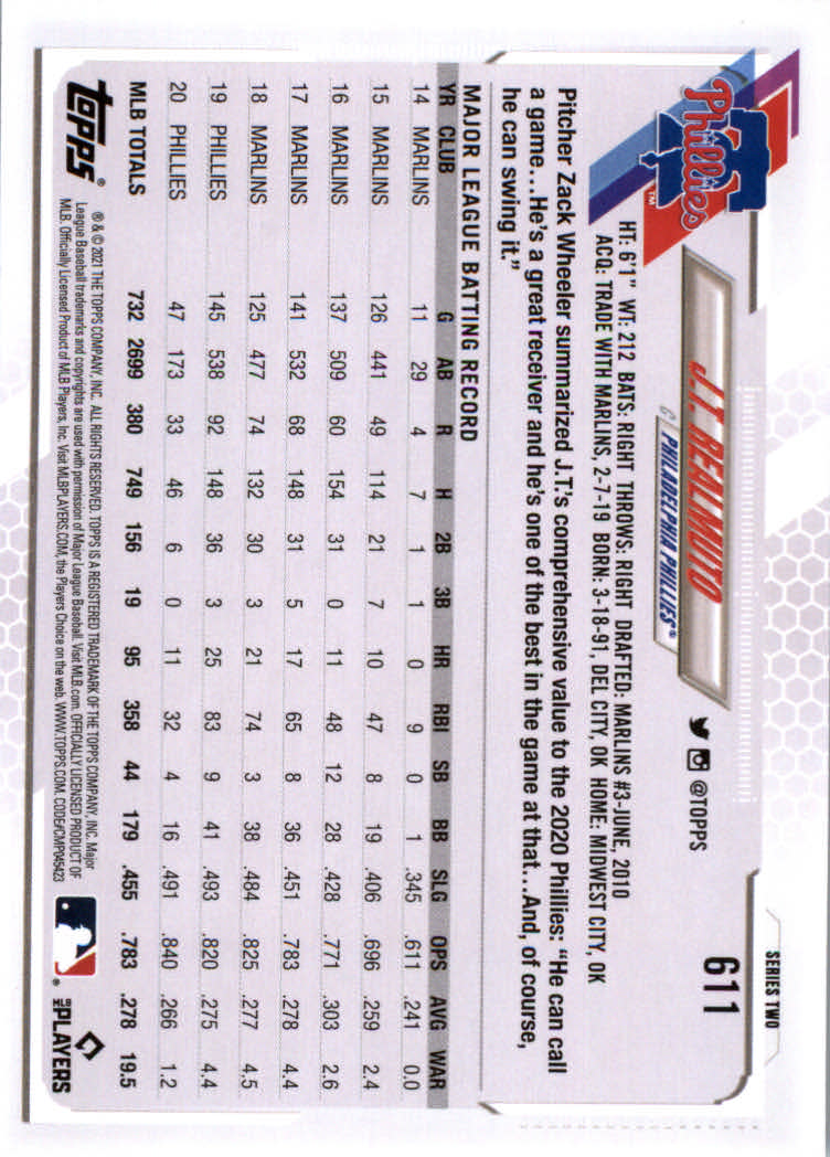 2021 Topps Baseball Base Set Cards #501 to #660 Rookies and Veterans - Picture 215 of 309