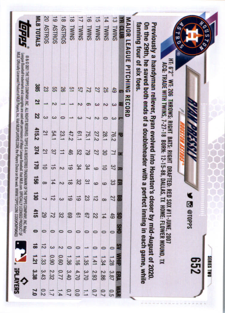 2021 Topps Baseball Base Set Cards #501 to #660 Rookies and Veterans - Picture 293 of 309