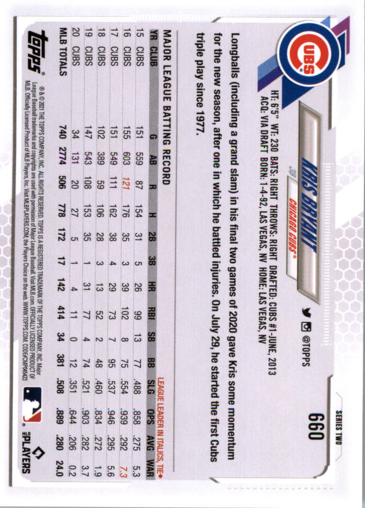 2021 Topps Baseball Base Set Cards #501 to #660 Rookies and Veterans - Picture 309 of 309