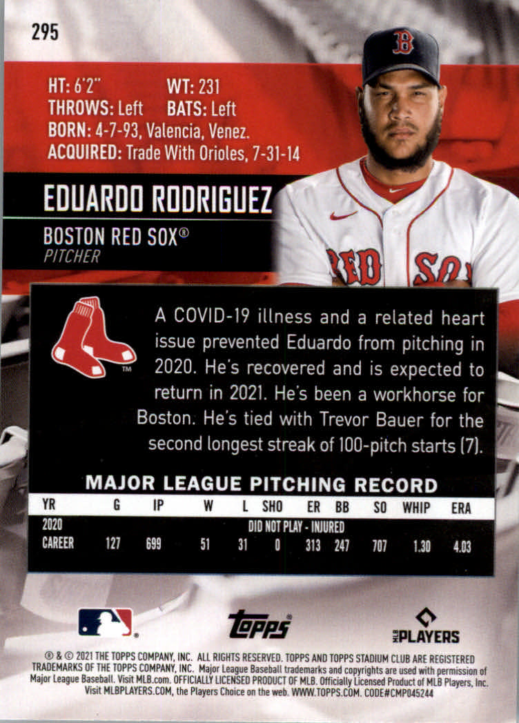 2021 Stadium Club (Topps) Baseball "Main Set" Cards #151 to #300 RCs and Vets - Picture 283 of 293