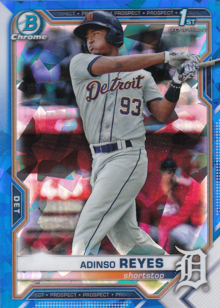 2021 Bowman Chrome Sapphire Baseball "Prospects" Insert Cards - Bild 6 von 101