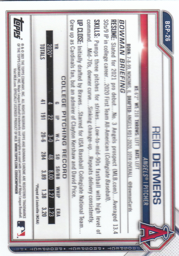 2021 Bowman Chrome Sapphire Baseball "Prospects" Insert Cards - Bild 13 von 101