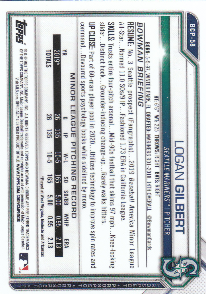 2021 Bowman Chrome Sapphire Baseball "Prospects" Insert Cards - Bild 43 von 101
