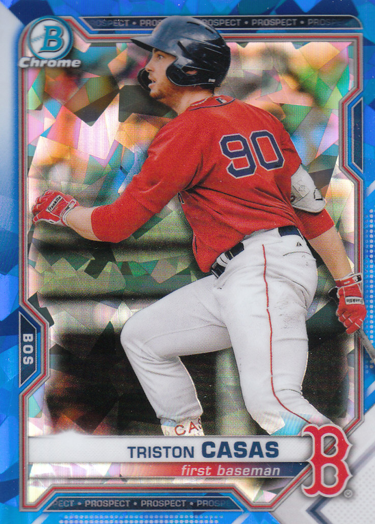 2021 Bowman Chrome Sapphire Baseball "Prospects" Insert Cards - Bild 58 von 101